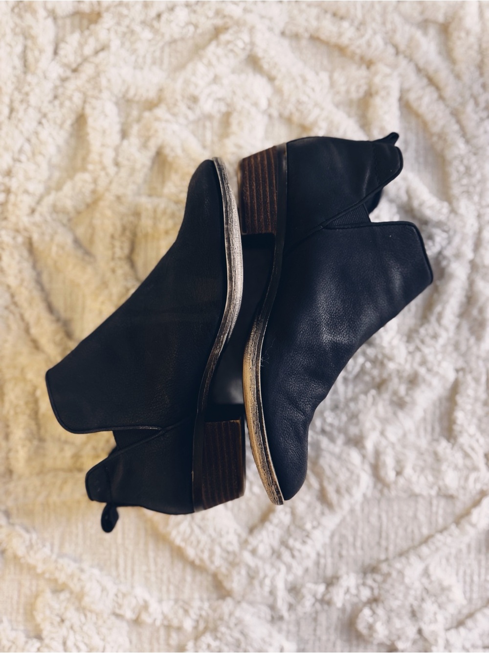 BP. Black Cutout Ankle Booties Size 7.5 Women’s Block Heel Booties